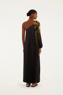 Vestido Plissado Itacaré Coq